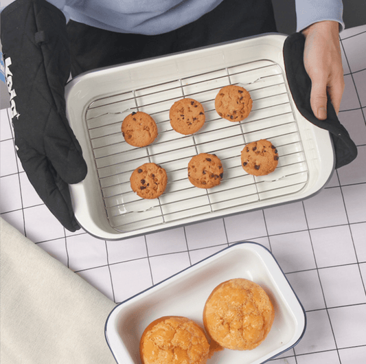 【預購】簡約純色 食物搪瓷烤盤 - Cnjpkitchen ❤️ 🇯🇵日本廚具 家居生活雜貨店