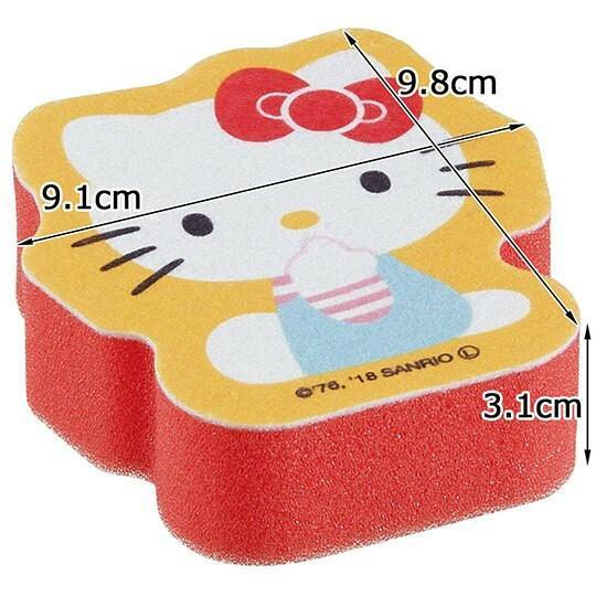【預購】日本進口 ꜱᴋᴀᴛᴇʀ ʜᴇʟʟᴏ ᴋɪᴛᴛʏ 造型彩印廚房清潔海棉組(4入) - Cnjpkitchen ❤️ 🇯🇵日本廚具 家居生活雜貨店