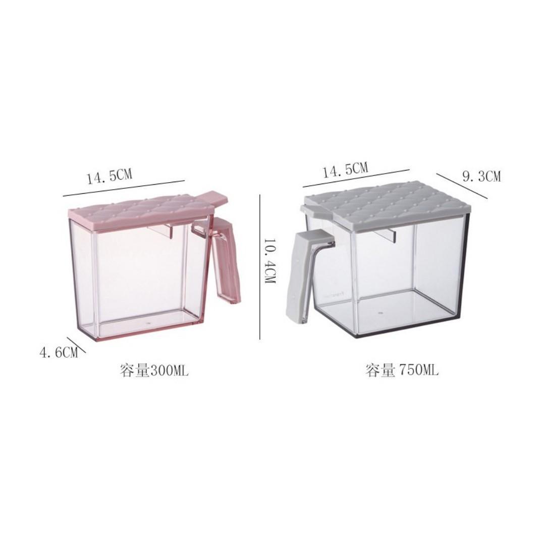 【預購】日本進口 馬卡龍色 廚房糖鹽調味盒 (2入) - Cnjpkitchen ❤️ 🇯🇵日本廚具 家居生活雜貨店