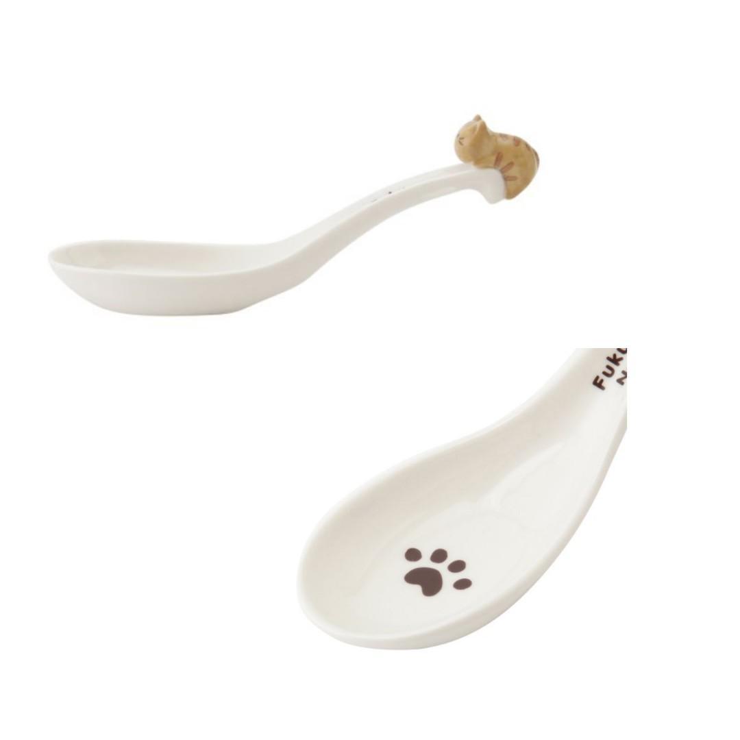 【預購】 日本進口 Fukufukunyanko 立體貓貓造型湯匙 (2入) - Cnjpkitchen ❤️ 🇯🇵日本廚具 家居生活雜貨店