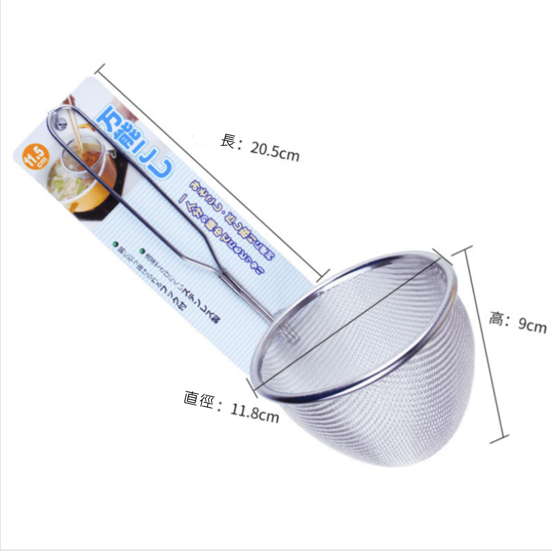 【預購】日本進口 ECHO 不銹鋼可掛鍋邊過濾漏勺 - Cnjpkitchen ❤️ 🇯🇵日本廚具 家居生活雜貨店