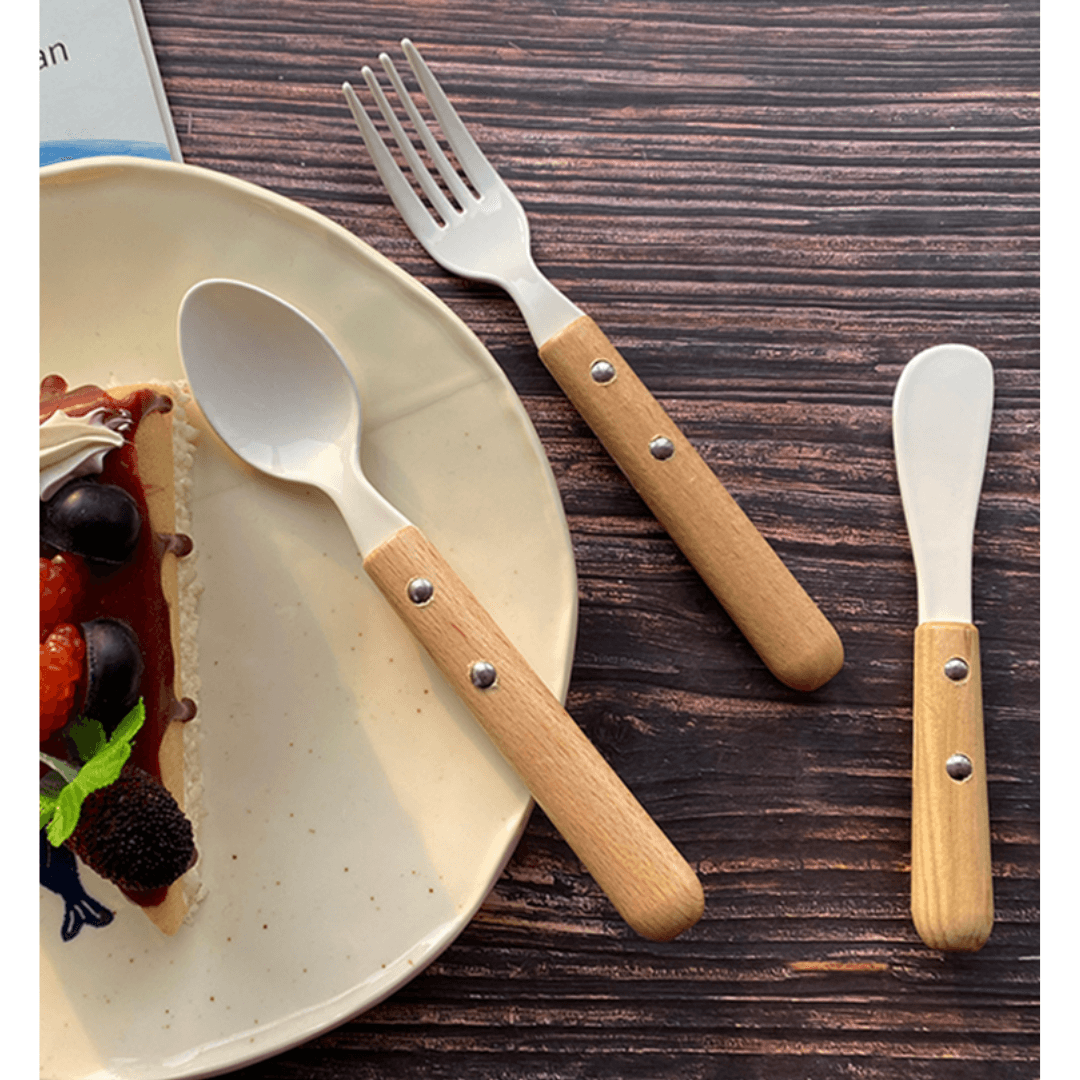 【預購】日本製 高桑琺瑯搪瓷 復古木柄餐具 - Cnjpkitchen ❤️ 🇯🇵日本廚具 家居生活雜貨店
