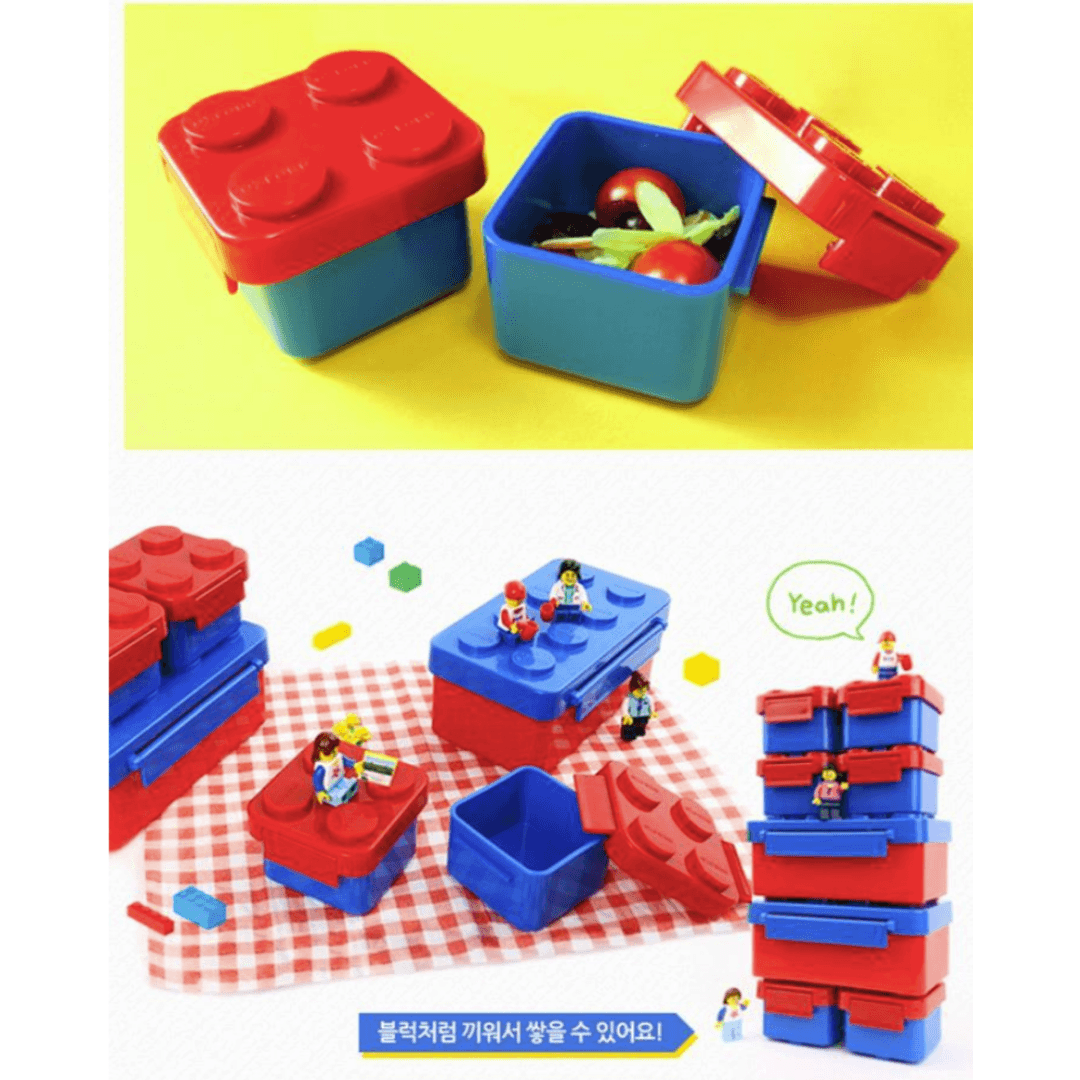 【預購】韓國 Oxford LEGO Block Lunch Box Set 食物盒(3件套) - Cnjpkitchen ❤️ 🇯🇵日本廚具 家居生活雜貨店