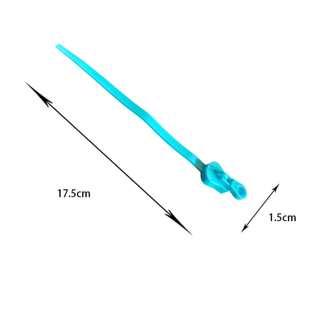 【預購】創意環保拉鍊矽膠 零食封口紮帶 (5入) - Cnjpkitchen ❤️ 🇯🇵日本廚具 家居生活雜貨店
