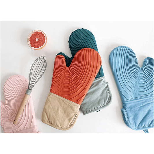 【預購】簡約 烤箱加厚矽膠防熱手套(1入) - Cnjpkitchen ❤️ 🇯🇵日本廚具 家居生活雜貨店