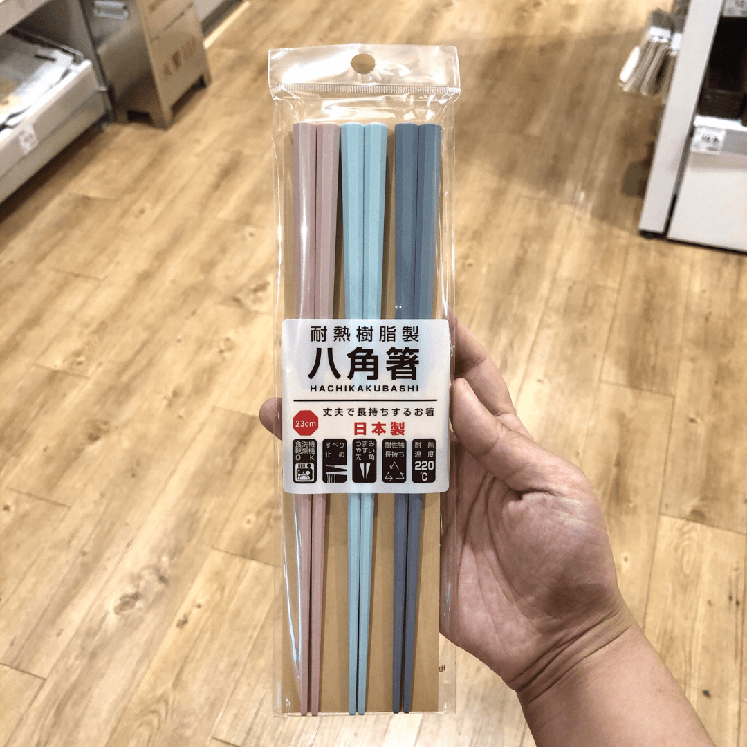 【預購】日本製 NITORI 耐高溫樹脂尖頭防滑筷子 (3入) - Cnjpkitchen ❤️ 🇯🇵日本廚具 家居生活雜貨店
