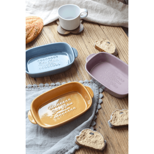 【預購】日本製 BISTRO KITCHEN 美濃燒 長方形小焗盤 - Cnjpkitchen ❤️ 🇯🇵日本廚具 家居生活雜貨店