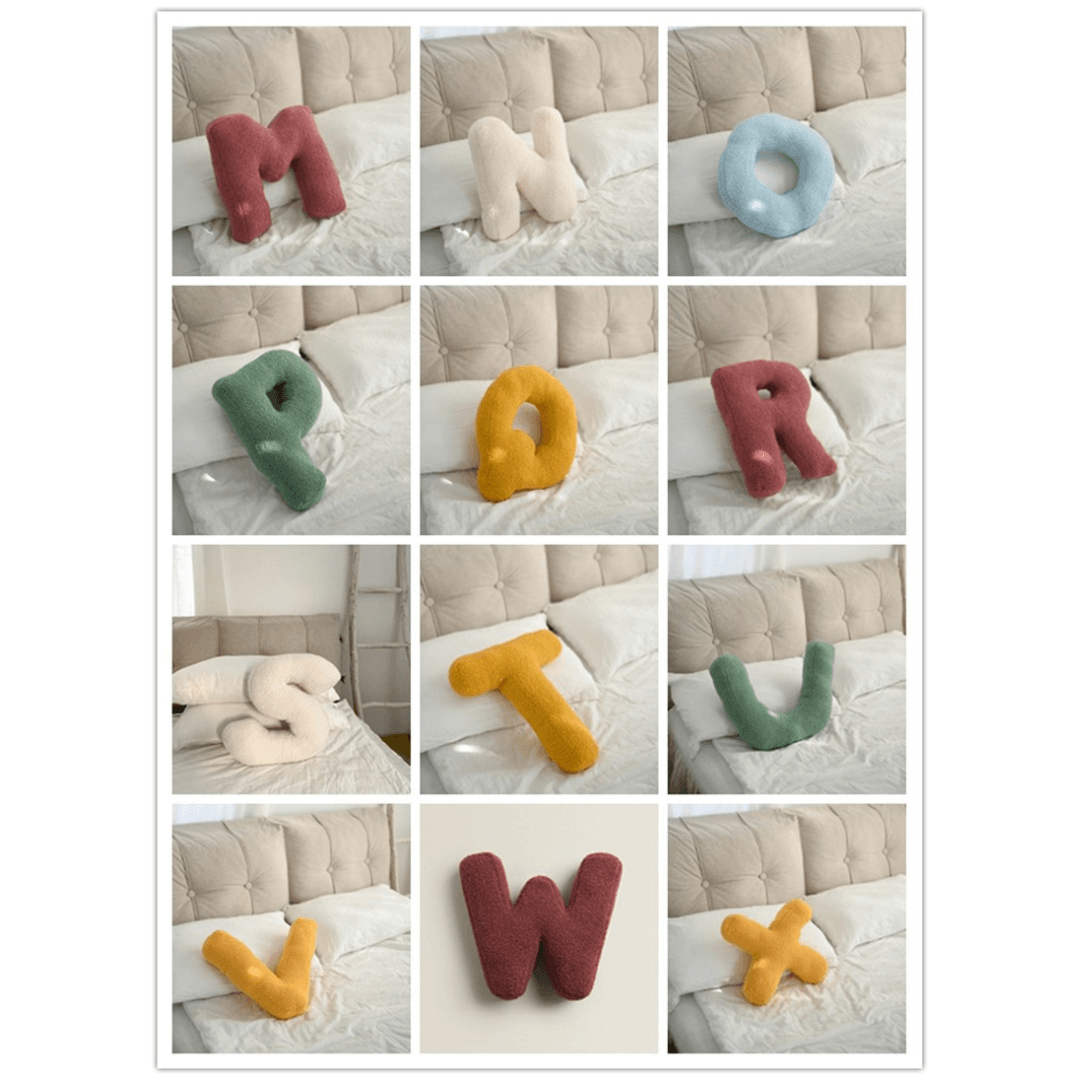 【預購】北歐風 26個英文字母 梳化靠墊抱枕 - Cnjpkitchen ❤️ 🇯🇵日本廚具 家居生活雜貨店