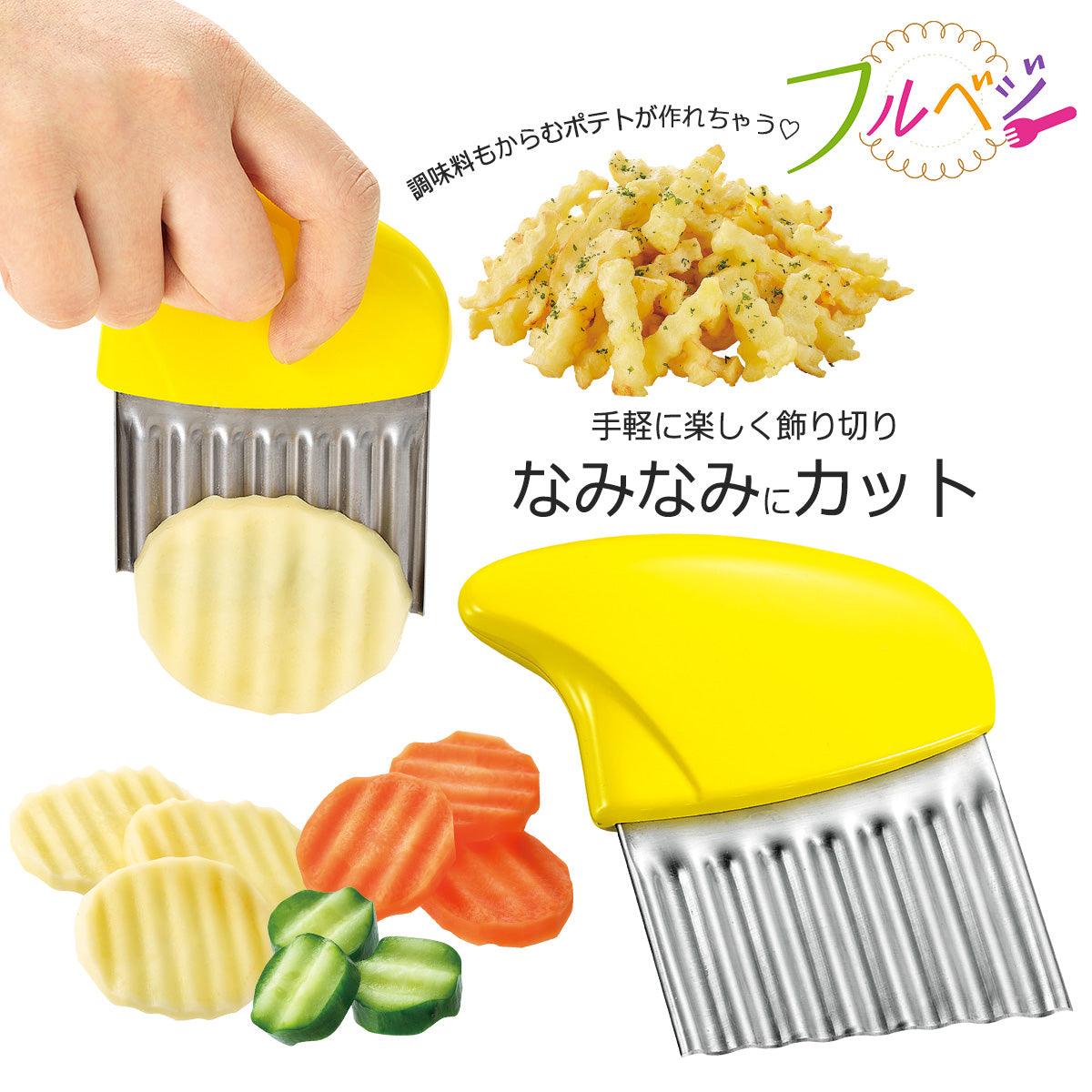 【預購】日本進口 下村工業 波浪紋薯仔蔬菜刀
