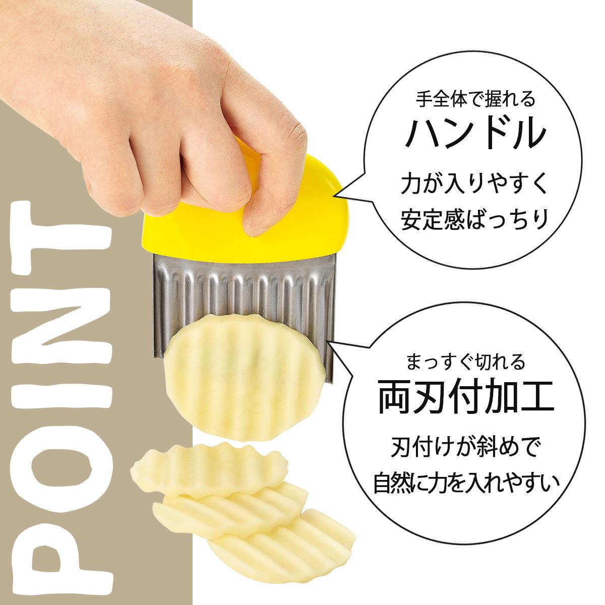 【預購】日本進口 下村工業 波浪紋薯仔蔬菜刀