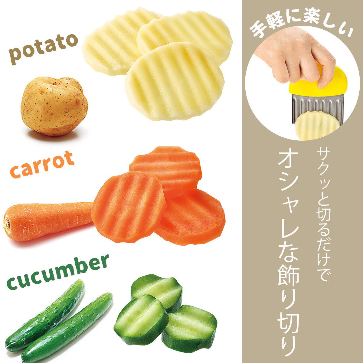 【預購】日本進口 下村工業 波浪紋薯仔蔬菜刀