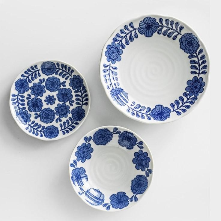 【預購】🇯🇵 日本製 美濃燒陶瓷青花碟 - Cnjpkitchen ❤️ 🇯🇵日本廚具 家居生活雜貨店