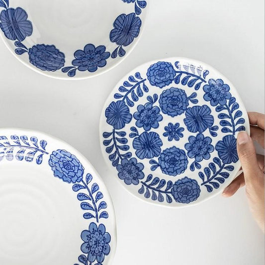 【預購】🇯🇵 日本製 美濃燒陶瓷青花碟 - Cnjpkitchen ❤️ 🇯🇵日本廚具 家居生活雜貨店