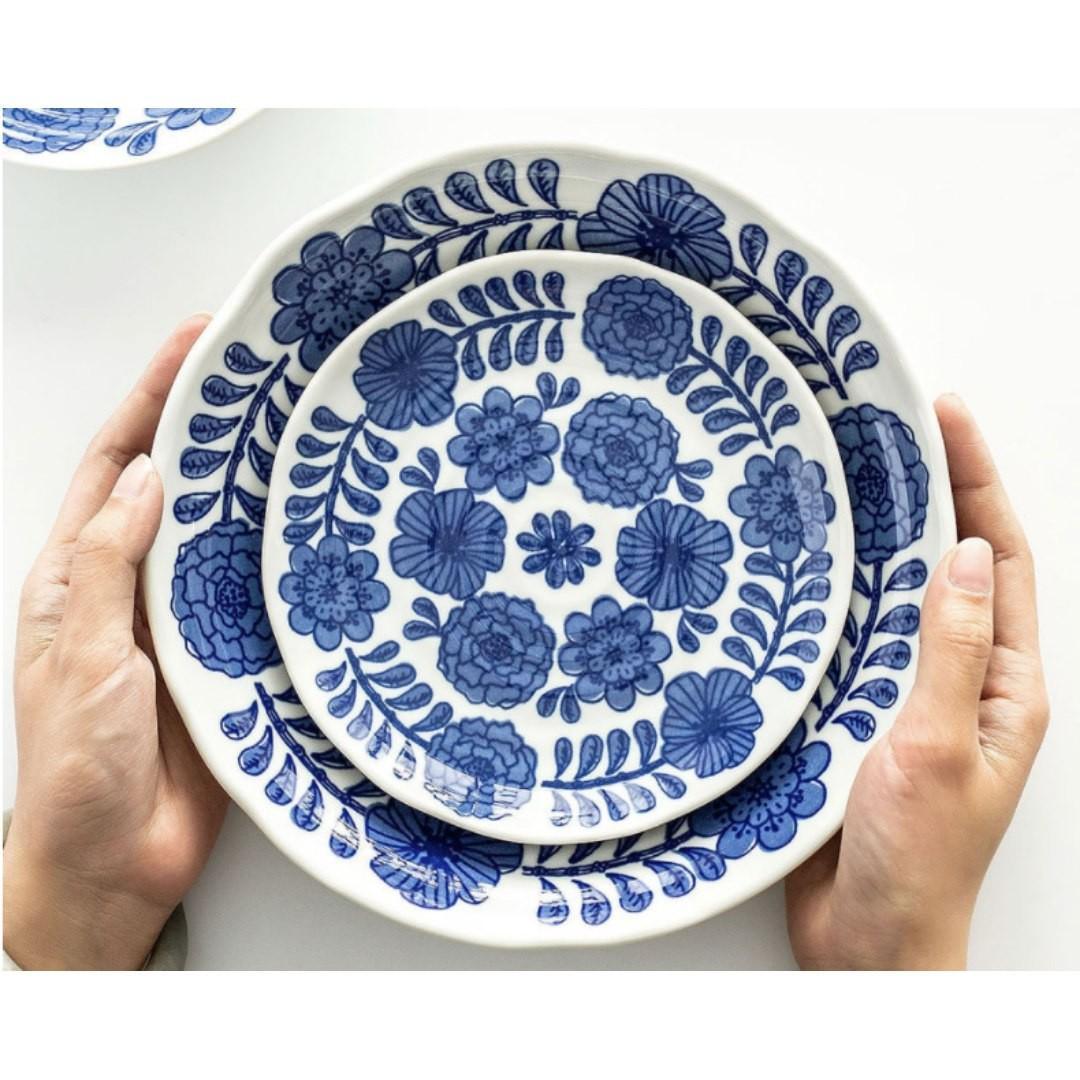 【預購】🇯🇵 日本製 美濃燒陶瓷青花碟 - Cnjpkitchen ❤️ 🇯🇵日本廚具 家居生活雜貨店