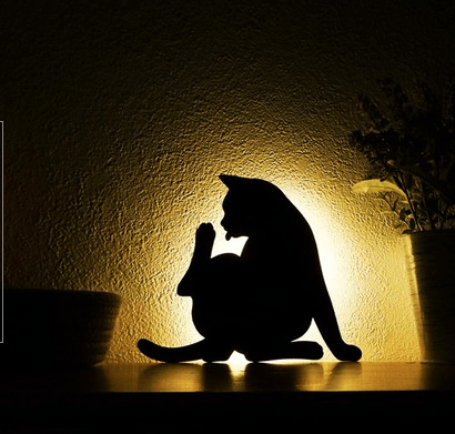 【預購】 🇯🇵日本製 Cat Wall Light Led 牆燈 地燈 補光燈 感應燈