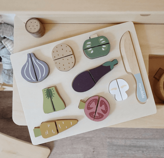 【現貨】Nunukids廚房 切蔬菜玩具套裝 - Cnjpkitchen ❤️ 🇯🇵日本廚具 家居生活雜貨店