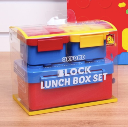 【預購】韓國 Oxford LEGO Block Lunch Box Set 食物盒(3件套) - Cnjpkitchen ❤️ 🇯🇵日本廚具 家居生活雜貨店