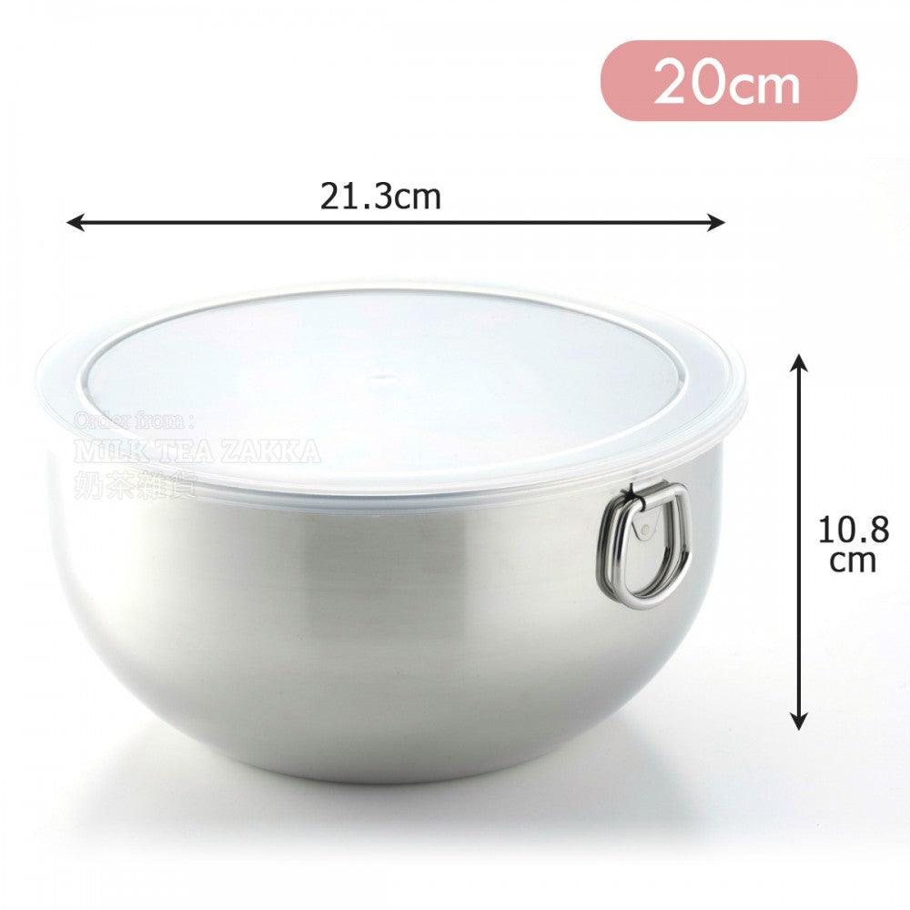 【預購】日本製 下村 Mama Cook 不銹鋼料理碗連膠蓋 - Cnjpkitchen ❤️ 🇯🇵日本廚具 家居生活雜貨店