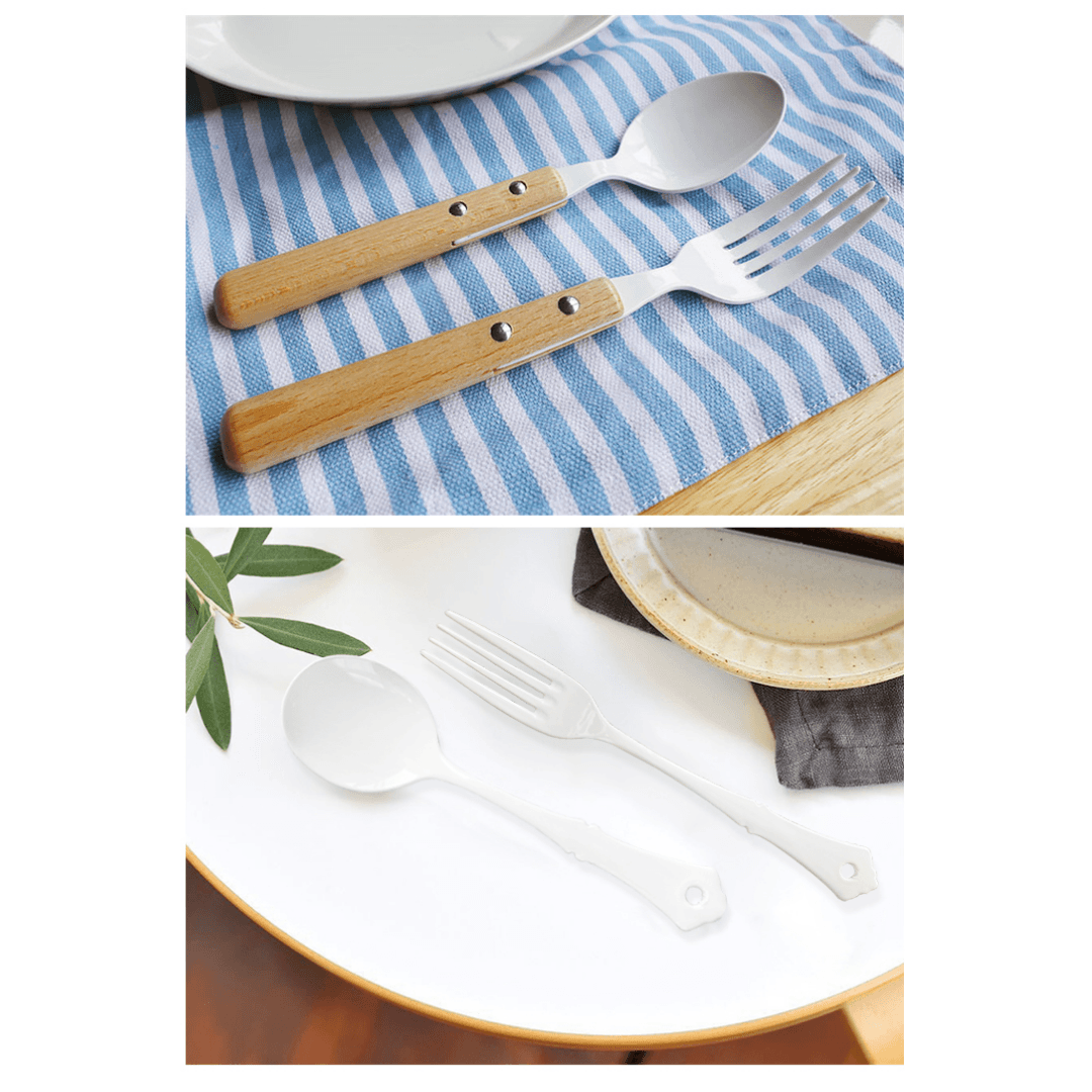 【預購】日本製 高桑琺瑯搪瓷 復古木柄餐具 - Cnjpkitchen ❤️ 🇯🇵日本廚具 家居生活雜貨店