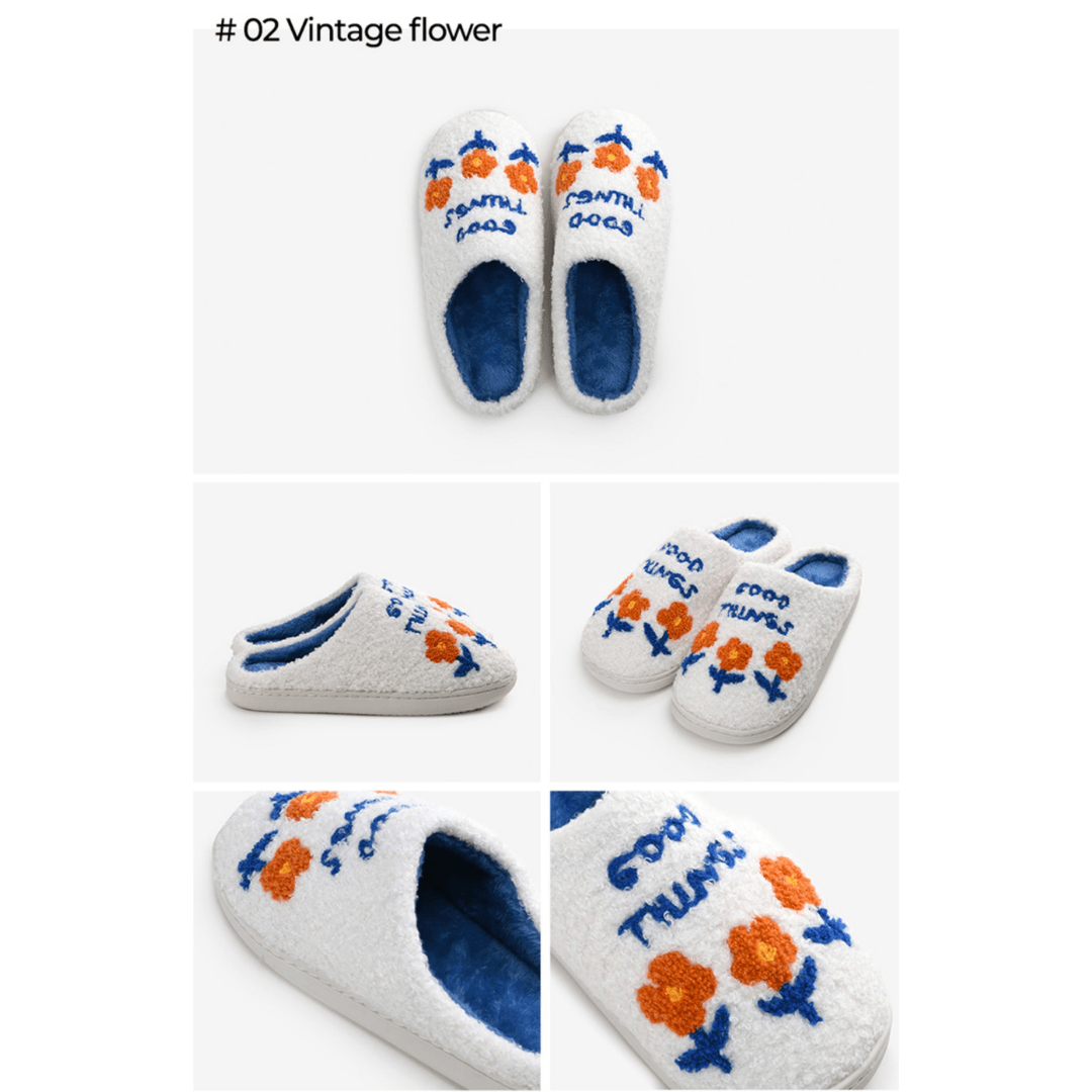 【預購】韓國 dailylike 可愛毛絨絨家居保暖防滑拖鞋 - Cnjpkitchen ❤️ 🇯🇵日本廚具 家居生活雜貨店