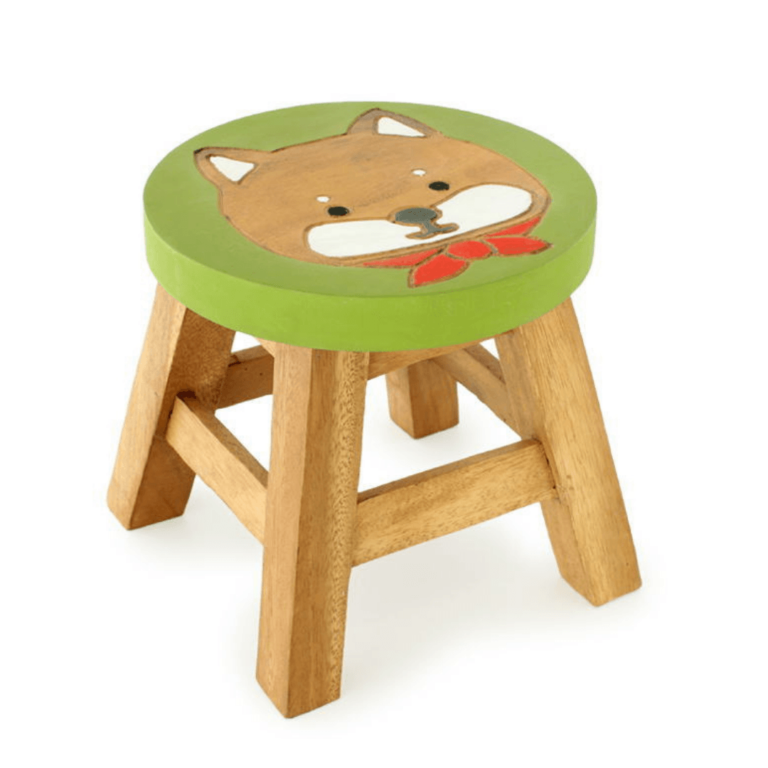 【預購】日本進口TOMO株式會社 迷你柴犬圓形木凳 - Cnjpkitchen ❤️ 🇯🇵日本廚具 家居生活雜貨店