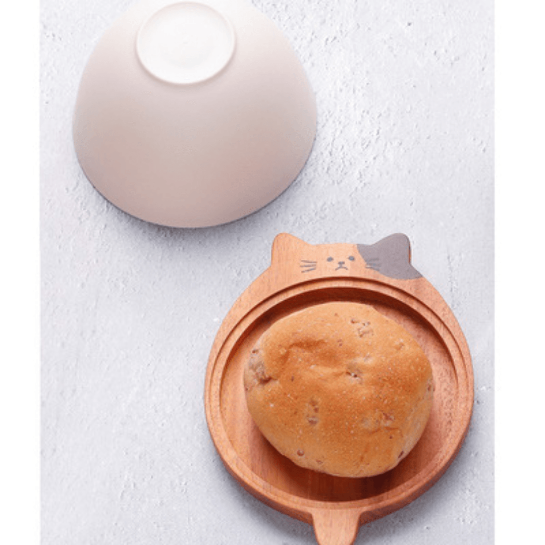 【預購】日本製 Fluffy 可愛柴犬貓貓造型木蓋飯碗 - Cnjpkitchen ❤️ 🇯🇵日本廚具 家居生活雜貨店