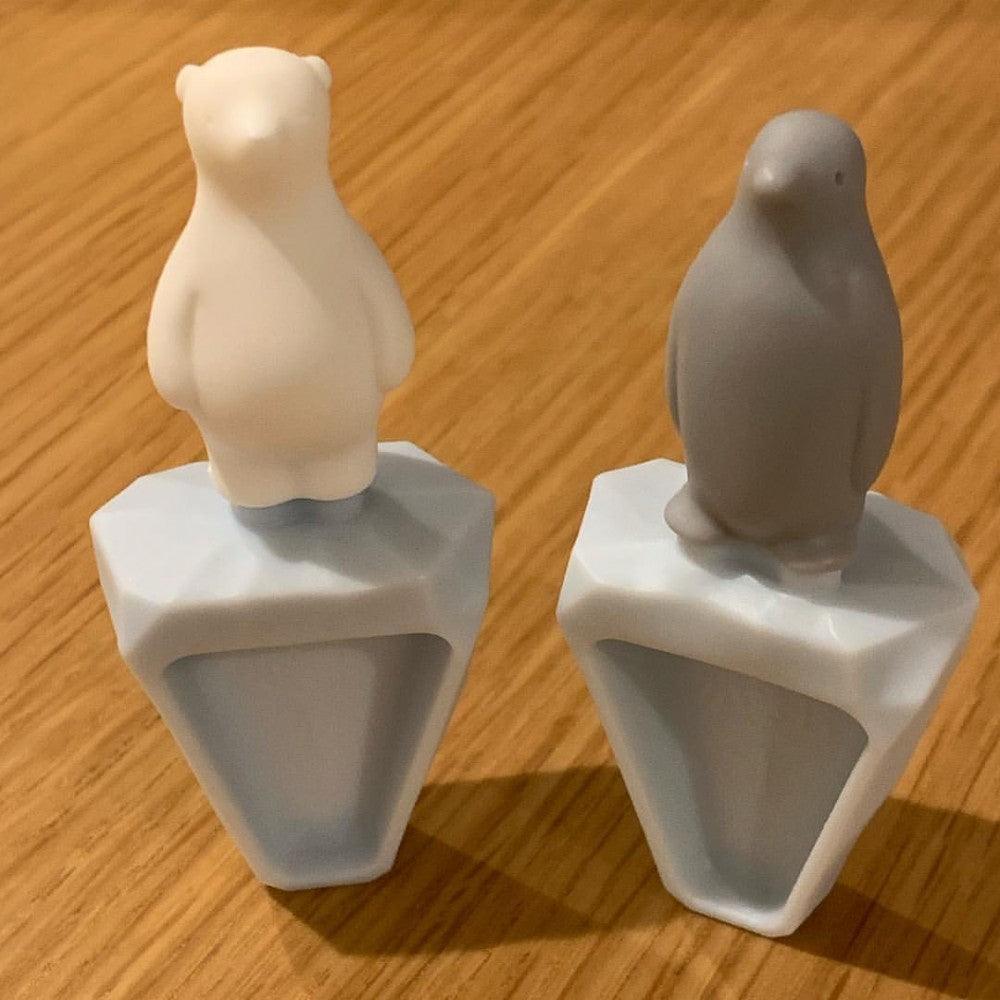 【預購】日本進口 MARNA 可愛企鵝北極熊 砂糖鹽勺組合(2入) - Cnjpkitchen ❤️ 🇯🇵日本廚具 家居生活雜貨店