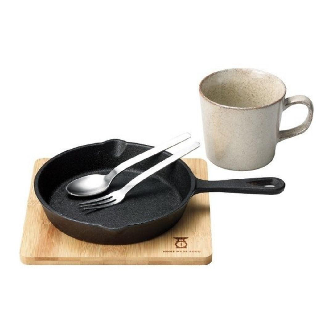 【預購】日本進口 長柄煎鍋連餐具套裝 (5入) - Cnjpkitchen ❤️ 🇯🇵日本廚具 家居生活雜貨店