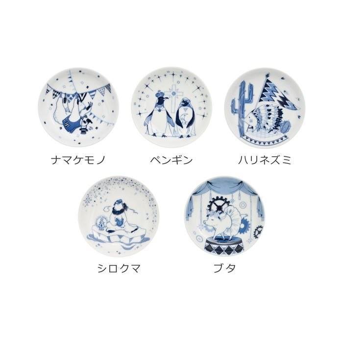 【預購】 🇯🇵 日本製 Natural69 北歐和風動物小碟禮盒 (5入) - Cnjpkitchen ❤️ 🇯🇵日本廚具 家居生活雜貨店