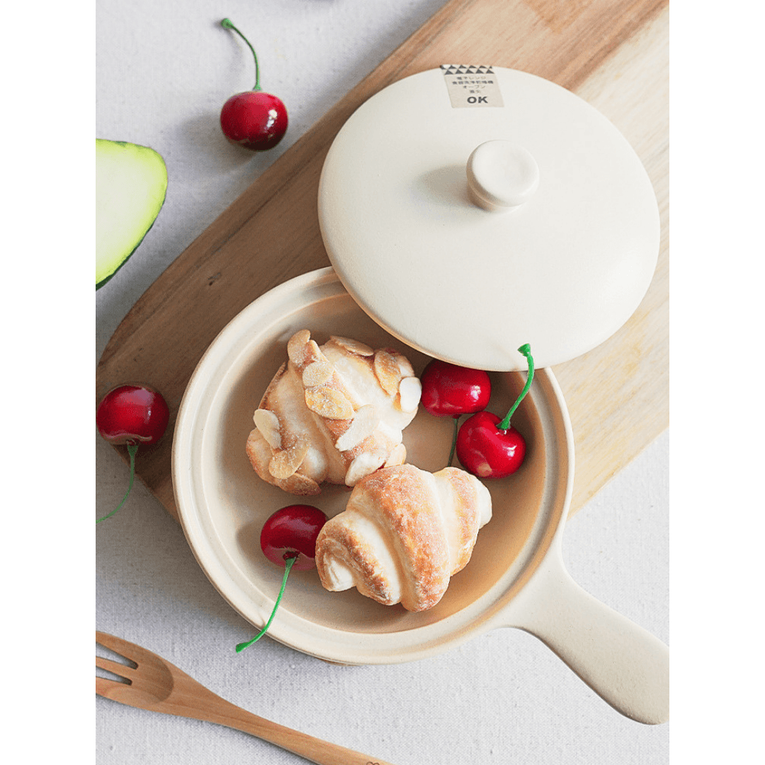 【預購】日本製 秋・冬アイテム 可上火耐熱陶瓷迷你帶蓋平底鍋 - Cnjpkitchen ❤️ 🇯🇵日本廚具 家居生活雜貨店
