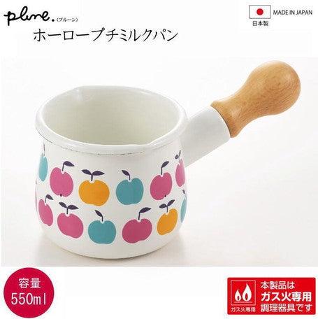【預購】 🇯🇵日本製 Plune 搪瓷小奶鍋 (550ᴍʟ) - Cnjpkitchen ❤️ 🇯🇵日本廚具 家居生活雜貨店