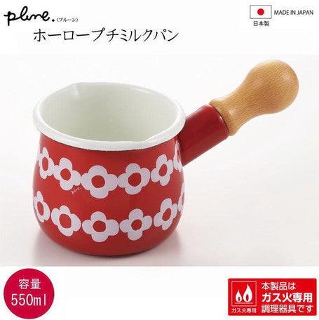 【預購】 🇯🇵日本製 Plune 搪瓷小奶鍋 (550ᴍʟ) - Cnjpkitchen ❤️ 🇯🇵日本廚具 家居生活雜貨店