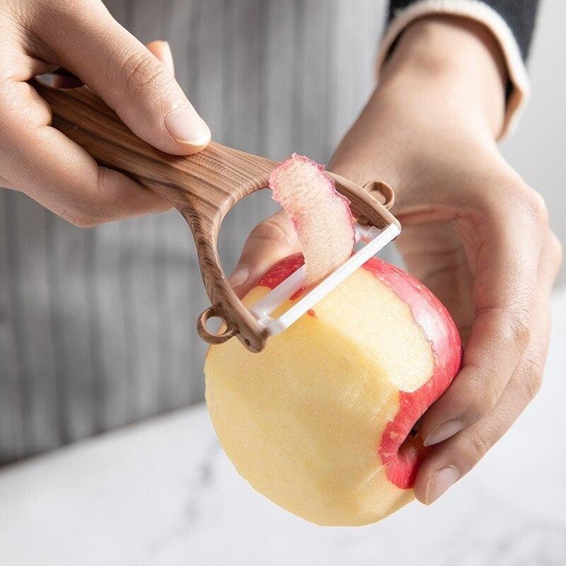 【預購】日本進口 Shimoyama 木紋陶瓷日本料理刀削皮器套裝 - Cnjpkitchen ❤️ 🇯🇵日本廚具 家居生活雜貨店