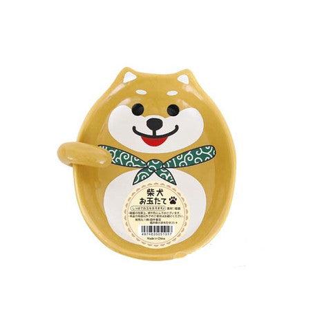【現貨】日本進口 TANAKA HASHITEN 湯勺可站立 柴犬陶瓷碟 - Cnjpkitchen ❤️ 🇯🇵日本廚具 家居生活雜貨店