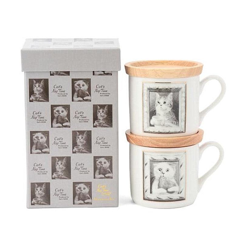 【預購】Afternoon Tea Cat's 貓貓馬克杯 (2入) - Cnjpkitchen ❤️ 🇯🇵日本廚具 家居生活雜貨店