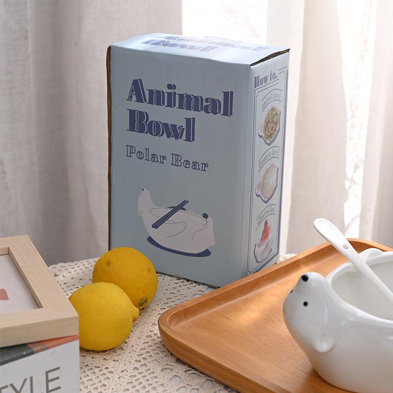 【預購】北極熊白熊造型 水果甜品碗 - Cnjpkitchen ❤️ 🇯🇵日本廚具 家居生活雜貨店