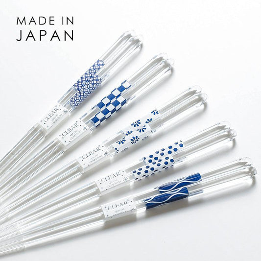 【預購】日本製 AOBA 透明和風筷子(4入) - Cnjpkitchen ❤️ 🇯🇵日本廚具 家居生活雜貨店