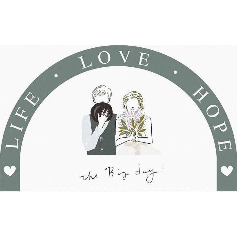 【預購】韓式新婚浴室防滑門口吸水地墊 - Cnjpkitchen ❤️ 🇯🇵日本廚具 家居生活雜貨店