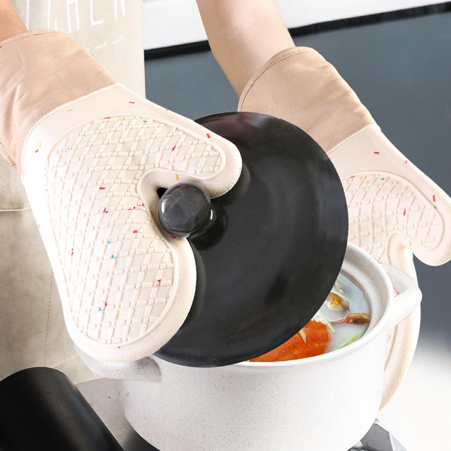 【預購】矽膠加棉烤箱隔熱手套鍋墊套裝 - Cnjpkitchen ❤️ 🇯🇵日本廚具 家居生活雜貨店