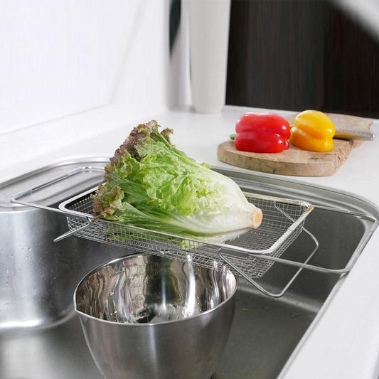 【預購】日本製 leye 不銹鋼 廚房可伸縮收納瀝水水槽置物架 - Cnjpkitchen ❤️ 🇯🇵日本廚具 家居生活雜貨店
