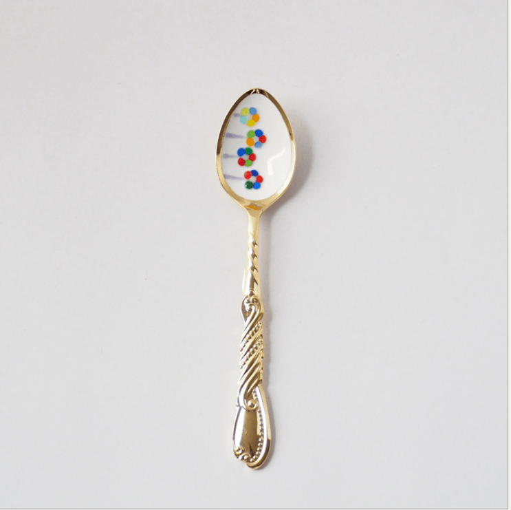 【預購】日本製 elfin 不銹鋼 陶瓷鍍金咖啡攪拌勺 - Cnjpkitchen ❤️ 🇯🇵日本廚具 家居生活雜貨店