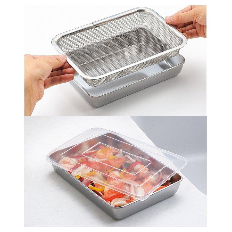 【預購】日本製 Arnest 不銹鋼料理盤附蓋套裝 - Cnjpkitchen ❤️ 🇯🇵日本廚具 家居生活雜貨店