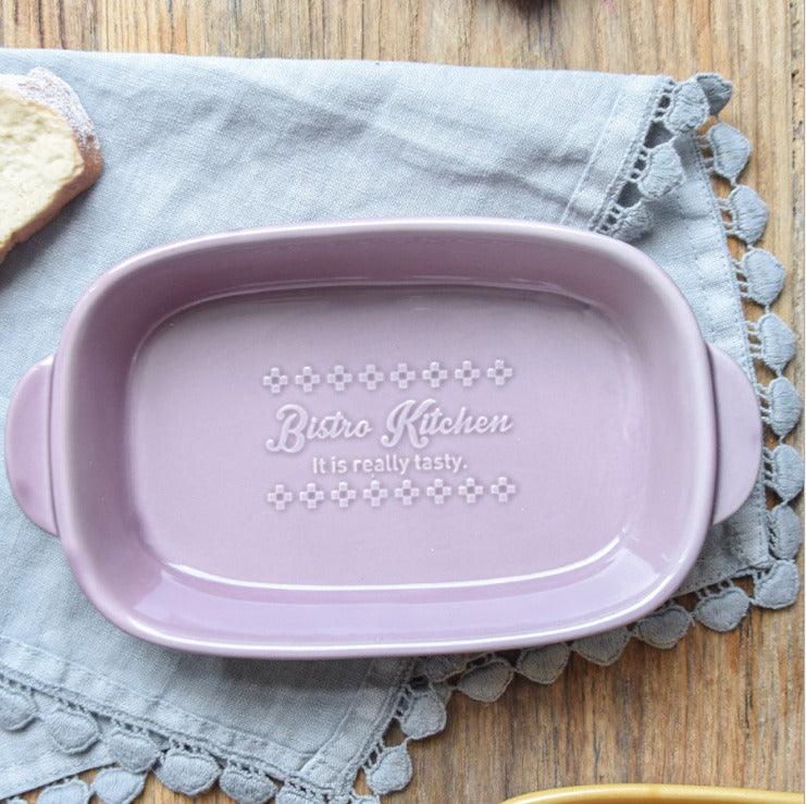 【預購】日本製 BISTRO KITCHEN 美濃燒 長方形小焗盤 - Cnjpkitchen ❤️ 🇯🇵日本廚具 家居生活雜貨店