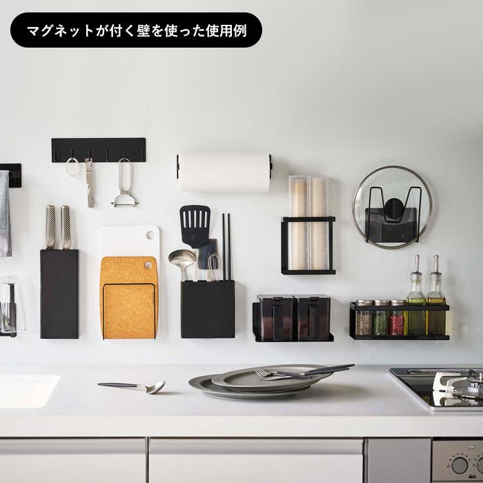 【預購】日本進口 山崎實業yamazaki 琺瑯板磁吸砧板鍋蓋置物架 - Cnjpkitchen ❤️ 🇯🇵日本廚具 家居生活雜貨店
