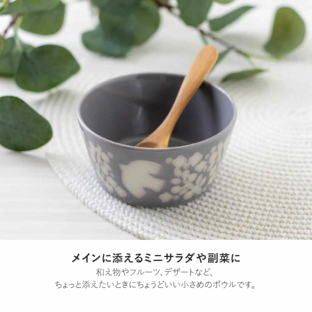 【預購】日本 Minorutouki LINTU 美濃燒 釉下彩 陶瓷小鳥深餐盤 /餐碟 / 餐碗 / 拉麵碗