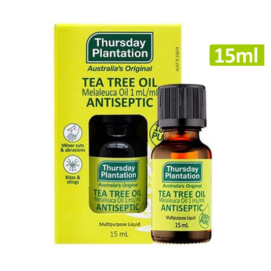 【現貨】Thursday Plantation 星期四茶樹 100%純正茶樹油【15ml】（平行進口）