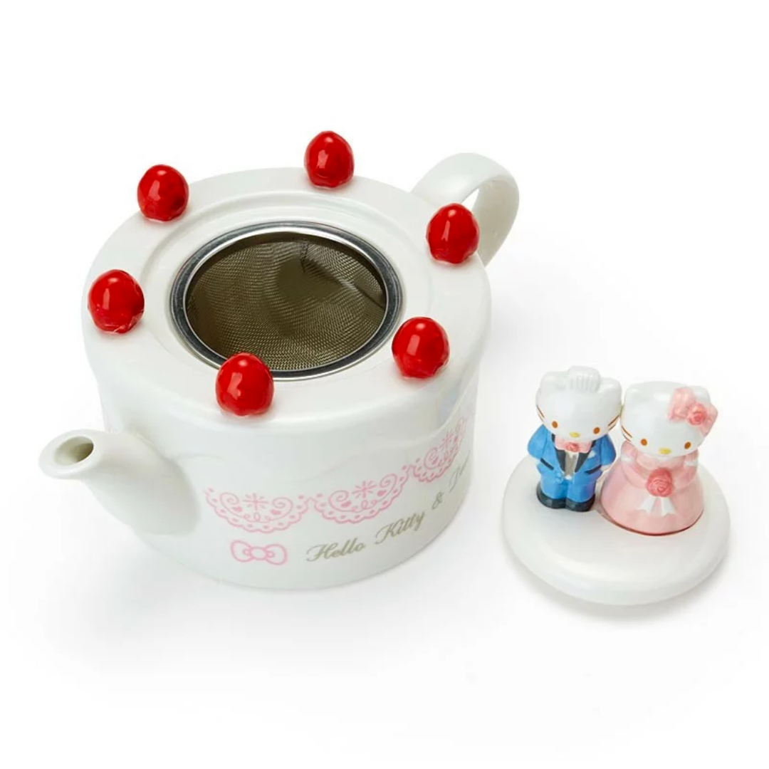 【預購】日本 Sanrio Hello Kitty Dear Daniel 結婚情侶茶壺茶杯禮盒