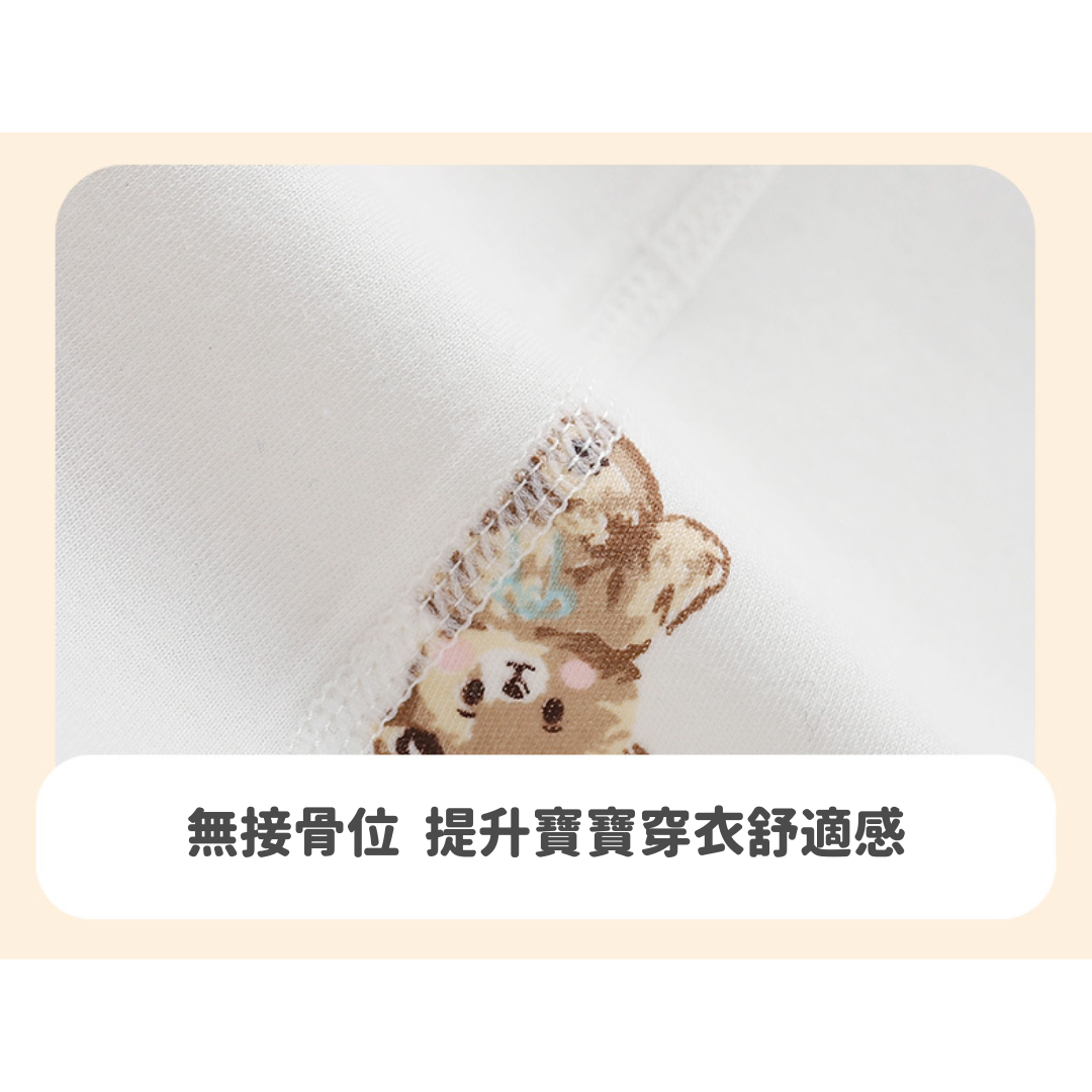 【現貨】冬季嬰兒超萌熊熊純棉連身衣