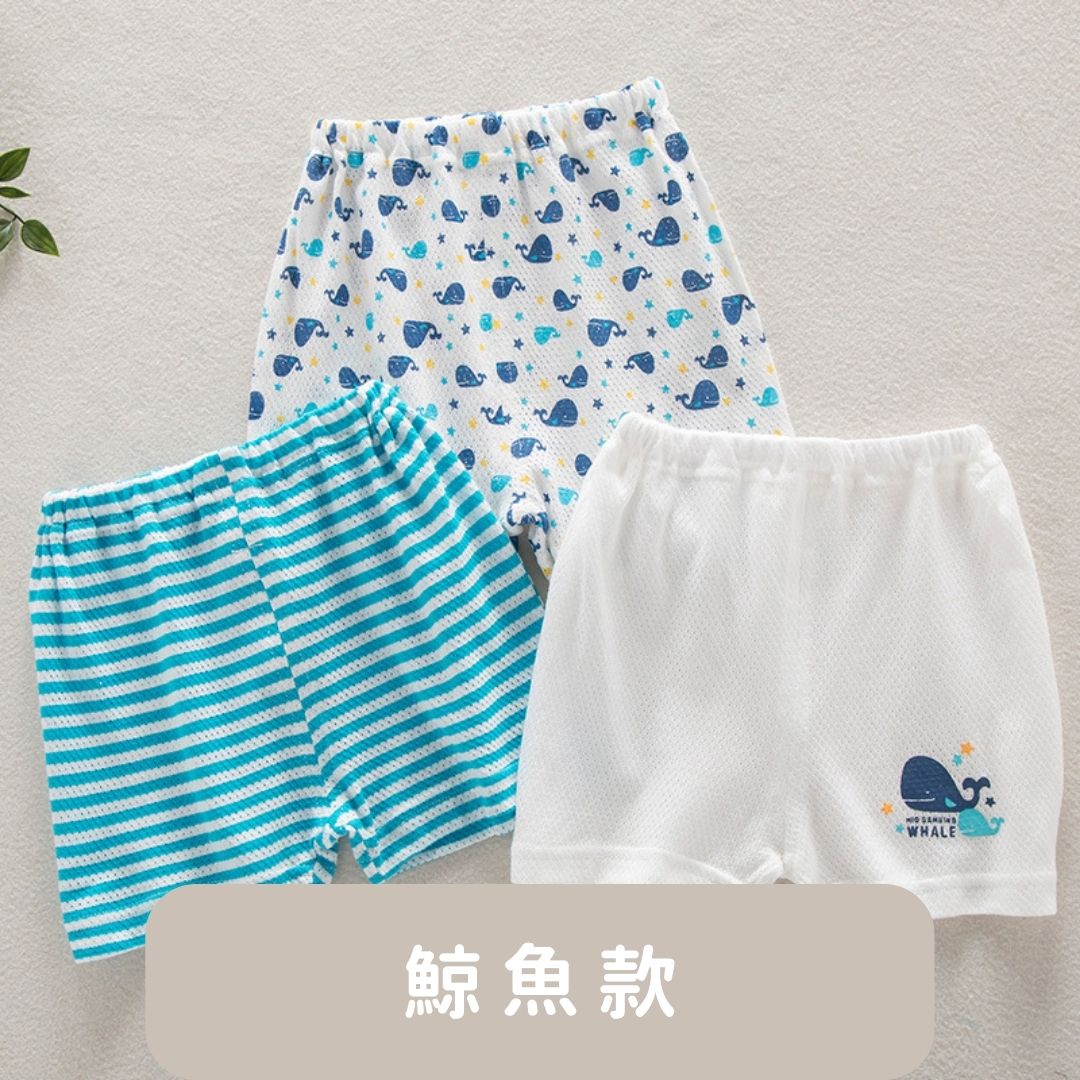【預購】夏季 男寶寶純棉薄款寬鬆睡褲 運動褲 (1包3條)