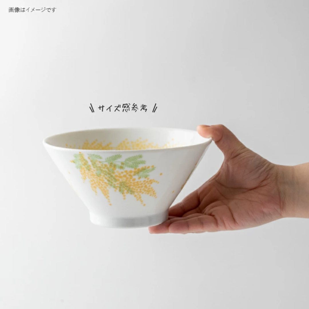 【預購】日本製 Minorutouki mimosa 美濃燒陶瓷拉麵湯碗 / 深餐盤 / 湯匙